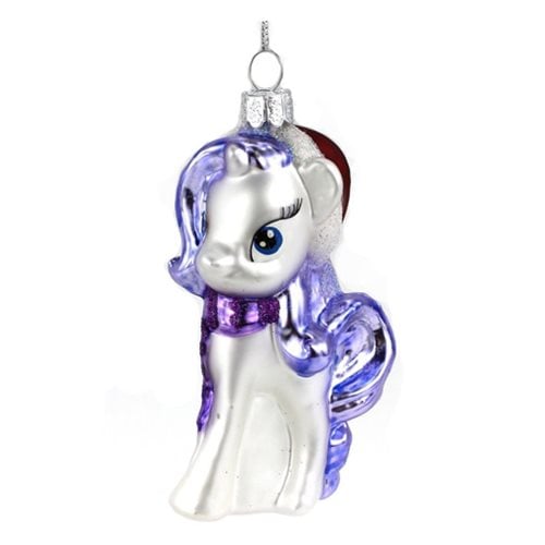 My Little Pony Friendship is Magic Rarity Glass Christmas Ornament